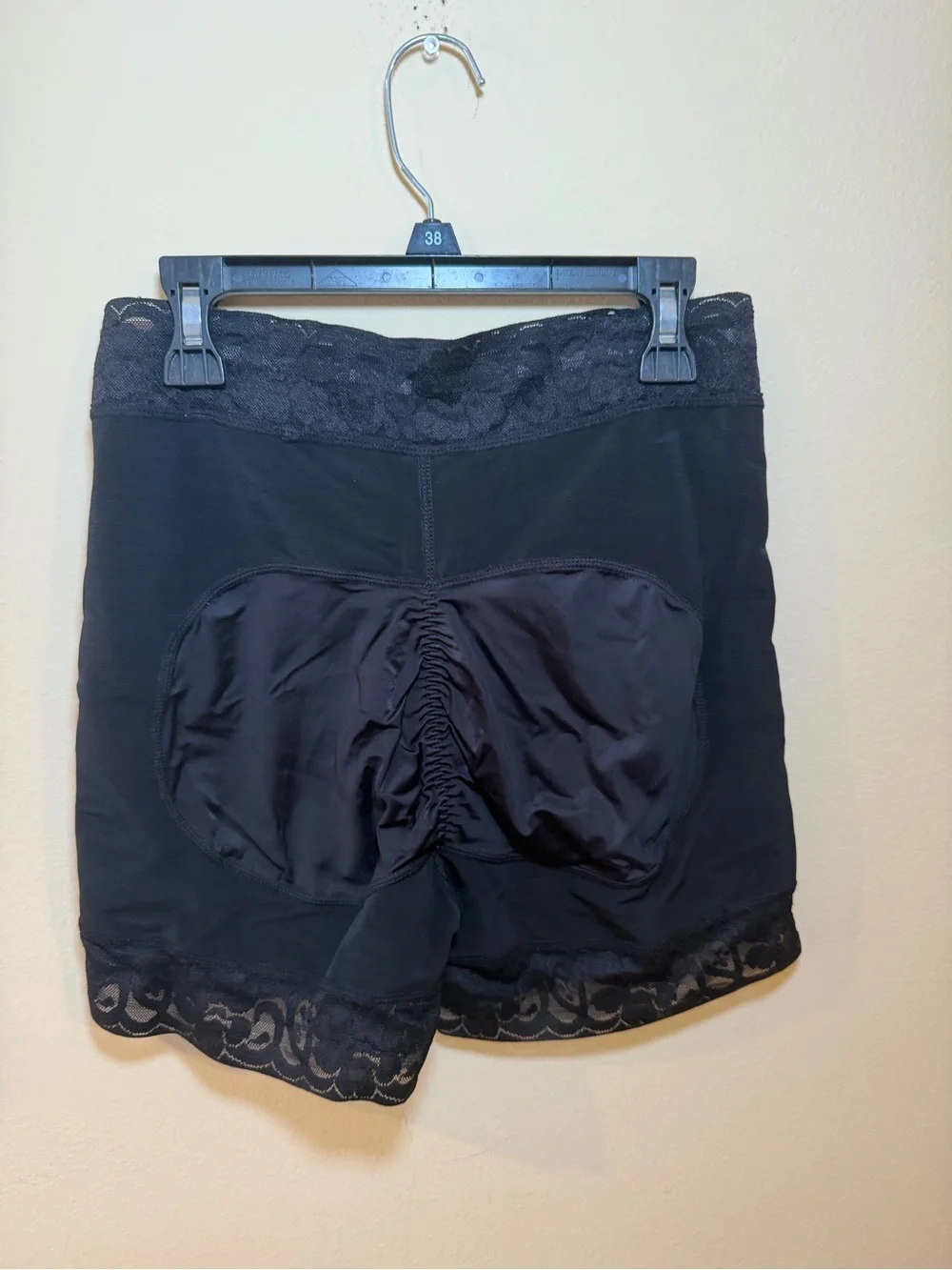 Black Lace Trim Women's Shaping Shorts